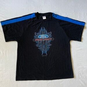 Checkered flag sports men’s Ford Racing NASCAR shirt